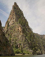The Curecanti Needle from the Morrow Point Boat Tour.