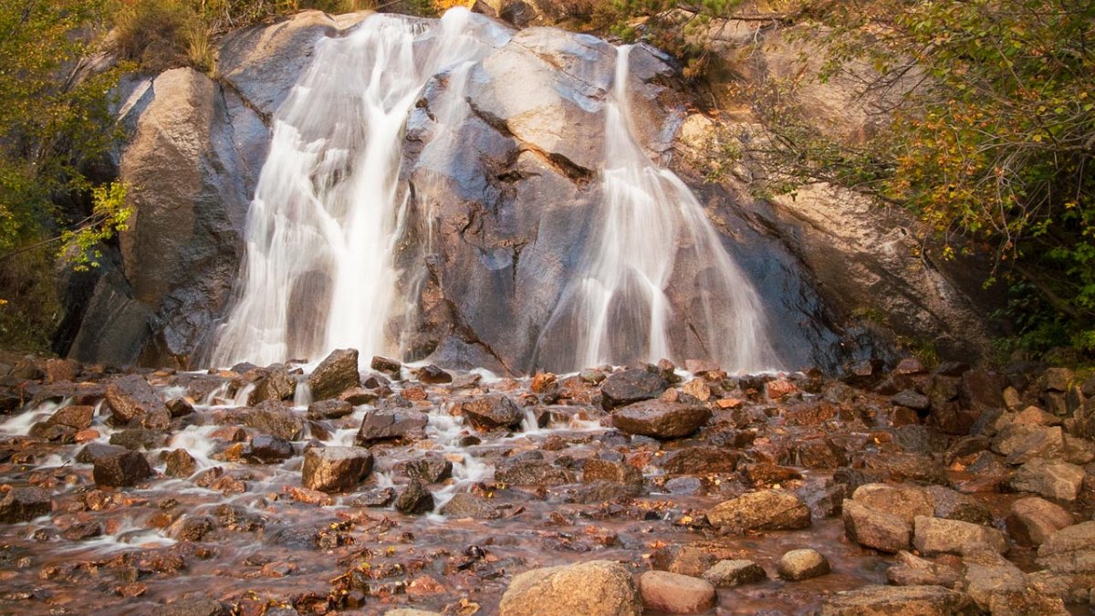 Helen Hunt Falls in North Cheyenne Cañon City Park near Colorado Springs, Colorado.
